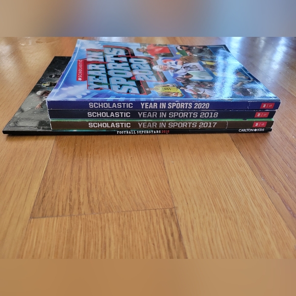 Year in Sports 2017, 2018, 2020 and Football Superstars 2018 books - Picture 2 of 3